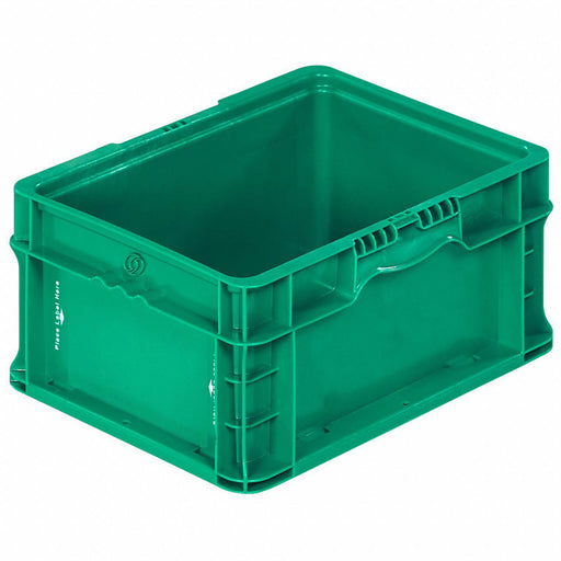 StraightWallTote 12inL 15inW Green
