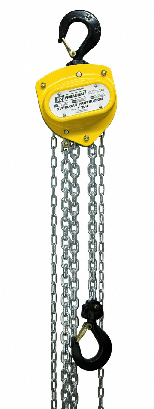 Manual Chain Hoist 40 ft Chain L Yellow