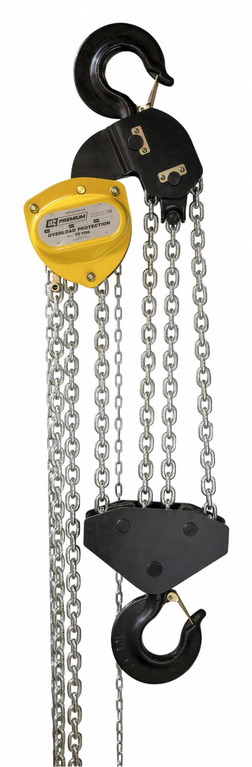 Manual Chain Hoist 40 ft Chain L Yellow