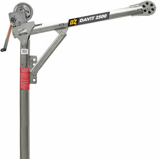 Davit Crane 2500 lb 27.5in to 48in Reach