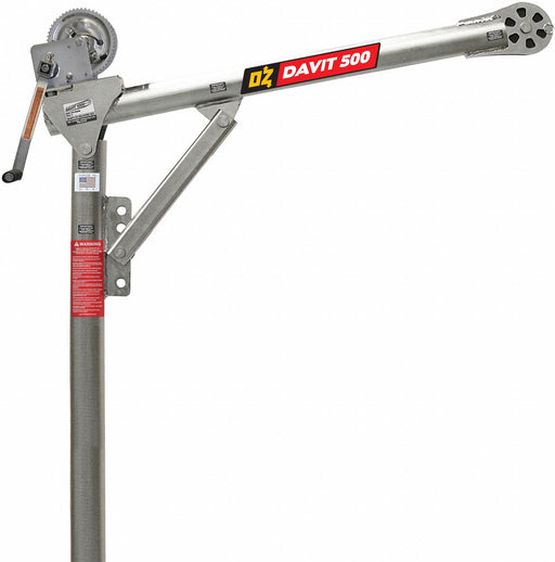 Davit Crane 500 lb 27.5in to 42in Reach