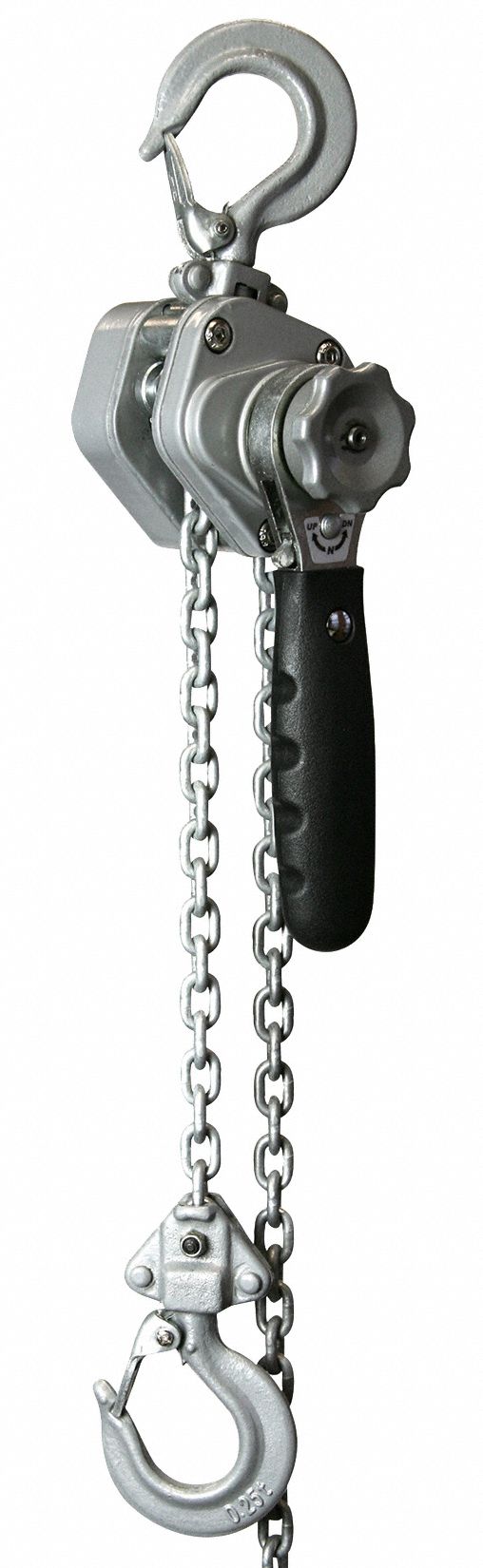 Lever Chain Hoist 15 ft Chain L Gray