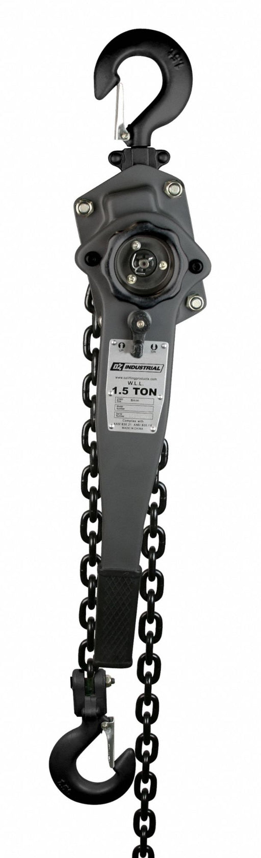 Lever Chain Hoist 5 ft Chain L Gray