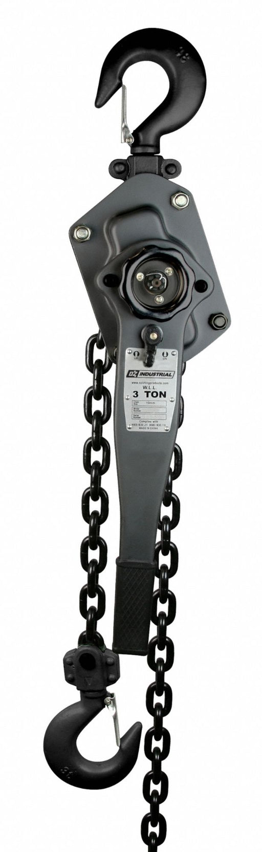 Lever Chain Hoist 15 ft Chain L Gray
