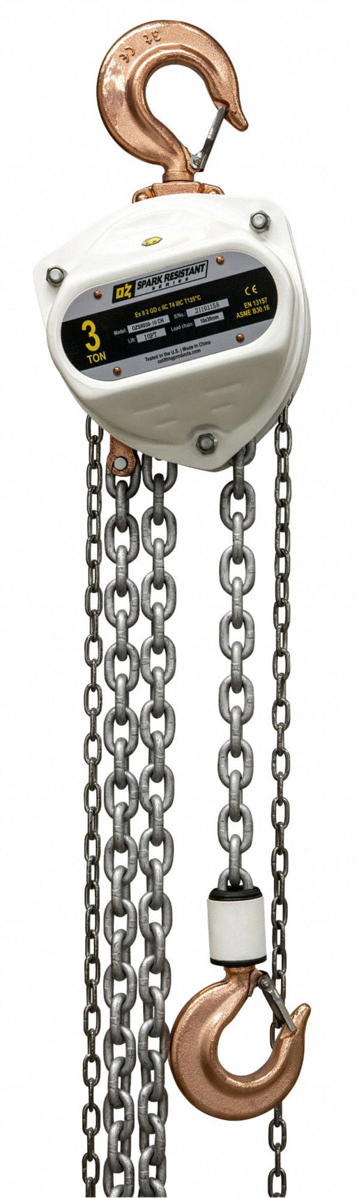 Spark Resistant Chain Hoist