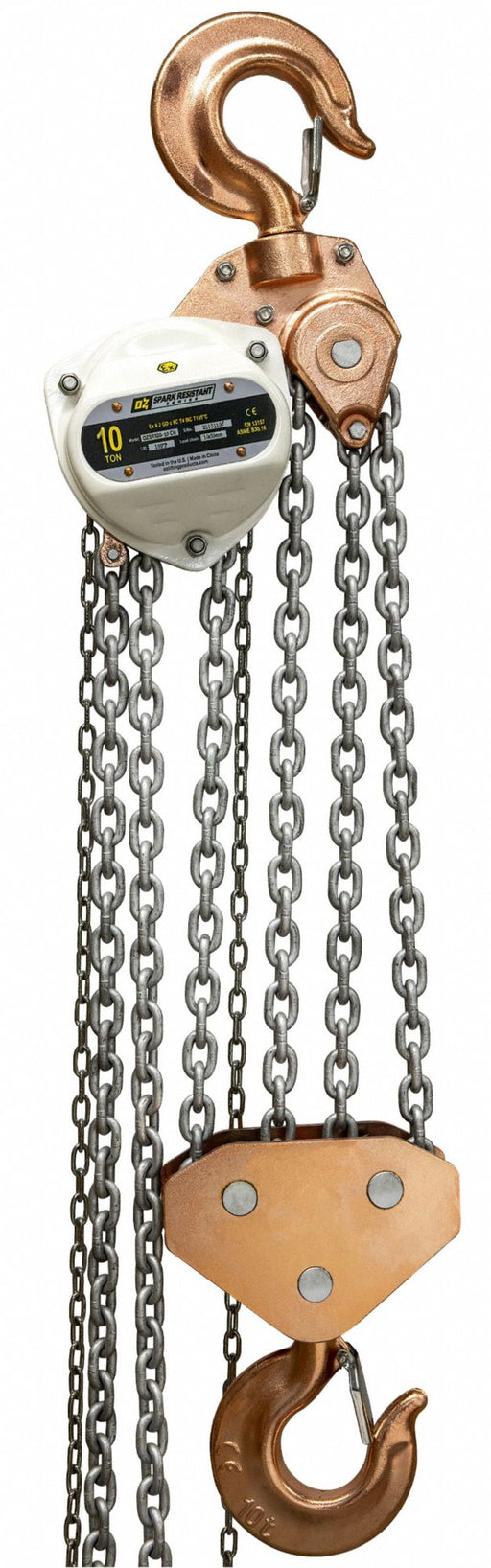 Manual Chain Hoist 50 ft Chain L White