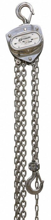 Manual Chain Hoist 40 ft Chain L Silver