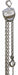 Manual Chain Hoist 50 ft Chain L Silver