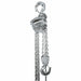 Manual Chain Hoist 50 ft Chain L Silver