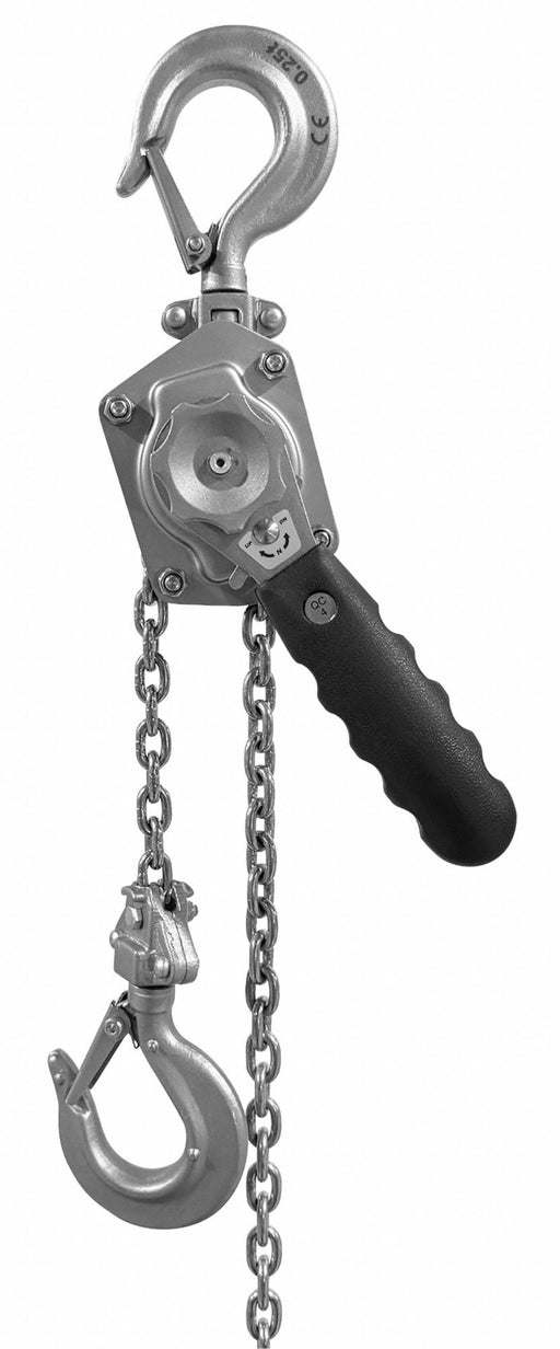 Lever Chain Hoist 10 ft Chain L Silver
