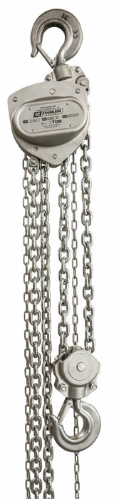 Manual Chain Hoist 40 ft Chain L Silver