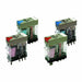 DPDT LED P-T-B 24VAC