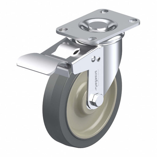 PlateCaster Swivel Polyurethane 6 3/16 H