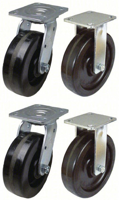 PlateCaster Rigid Swivl Phenolic 5 5/8 H