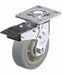 Plate Caster Swivel Rubber 5 5/8 H
