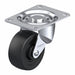 Plate Caster Swivel Rubber 3 1/4 H