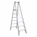 Platform Stepladder 8ft H Aluminum 375lb