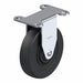 Plate Caster Rigid Rubber 4 13/16 H