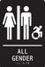 Sign Braille ADA Restroom Accessible