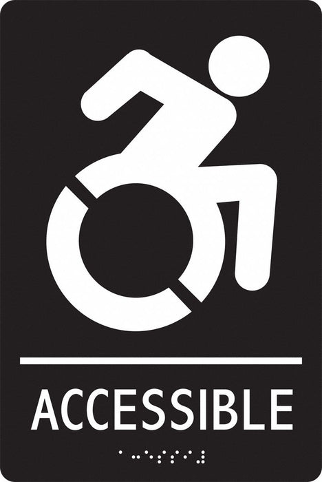 Braille ADA Accessible Sign 9 in x 6 in