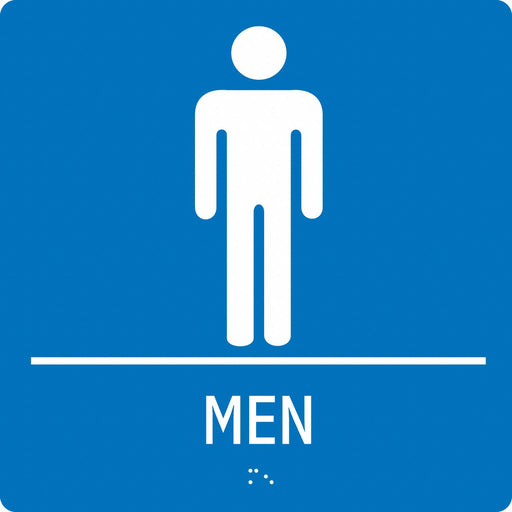 Sign Braille ADA Restroom