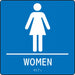 Sign Braille ADA Restroom