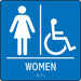 ADA Braile Restroom Sign 8 in x 8 in