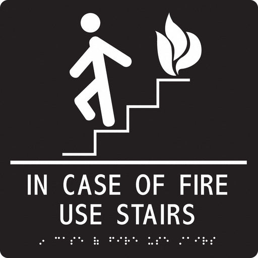 Sign Braille ADA Emergency Exit