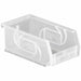 Hang and Stack Bin Clear PP 3 in