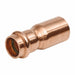 Crimp Fitting Straight 1/2 in Sz 200 psi