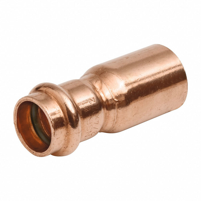 Crimp Fitting Straight 2 1/2 in Sz