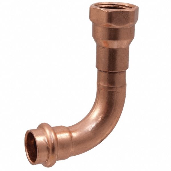 Copper 90Elbow Press-fit 2in FNPT 2in