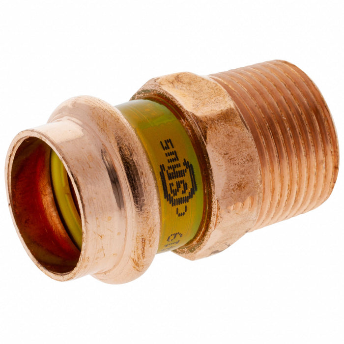 Strt Copper Press-fit3/4in MNPT3/4in