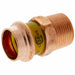 Strt Copper Press-fit1/2in MNPT3/8in