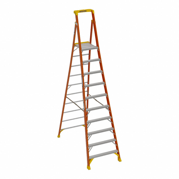 Podium Stepladder 9-1/2 ft Fiberglass