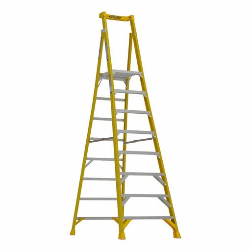 Podium Stepladder 8 ft Fiberglass 375 lb