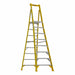 Podium Stepladder 8 ft Fiberglass 375 lb