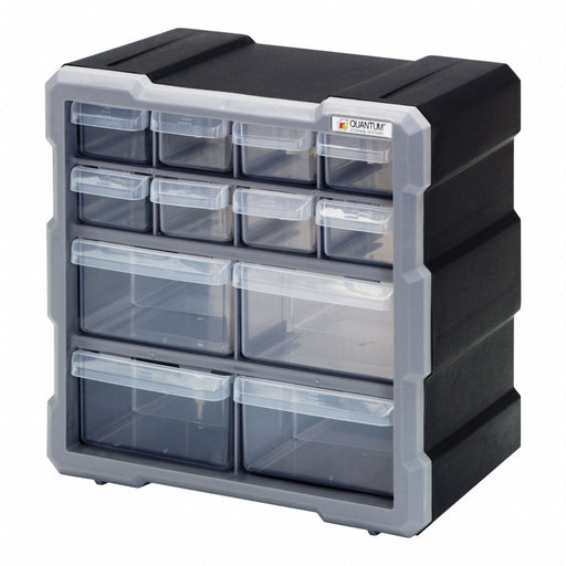 Drawer Bin Cabinet Polypropylene Black