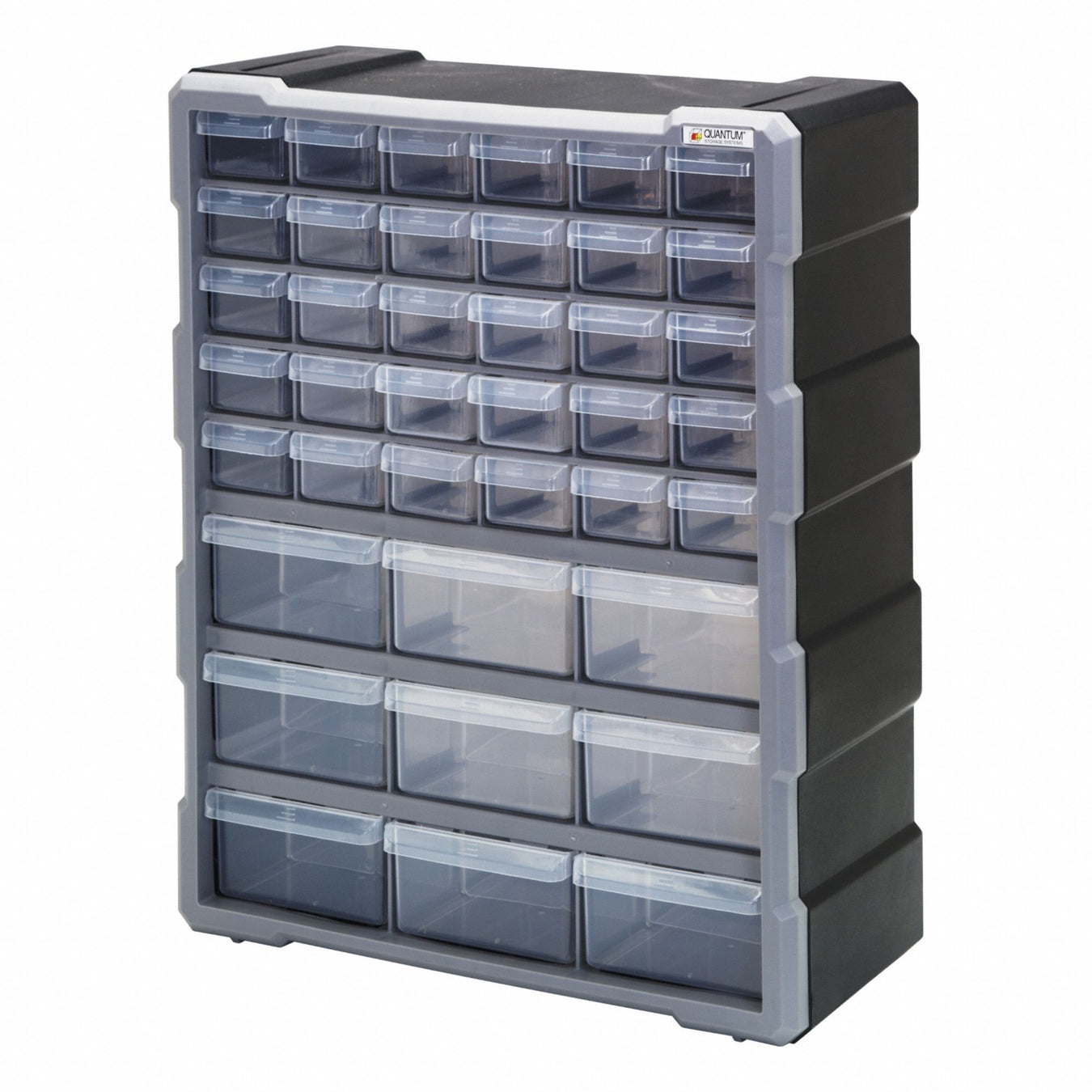 Drawer Bin Cabinet Polypropylene Black