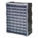 Drawer Bin Cabinet Polypropylene Black