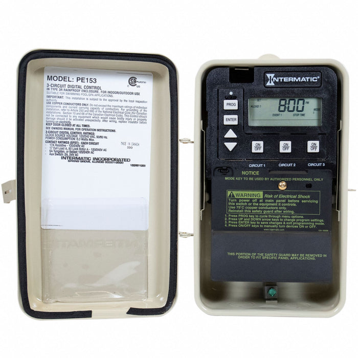 Electronic Timer Gray Metal
