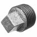 Pipe Fittings Plug 3/4 Iron