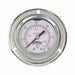 K4539 Pressure Gauge 2 Dial Size Silver