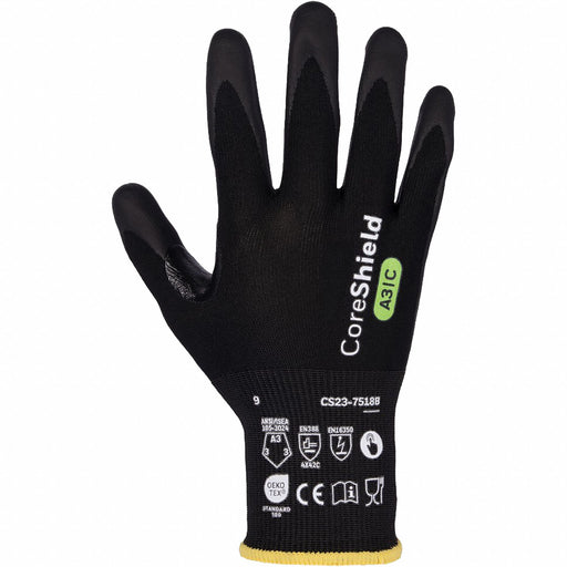 Cut Protection Gloves Black 9.8 PR