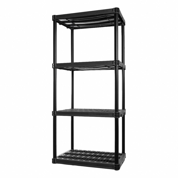Shelf Unit Plastic Shelves 73.125 H 36 W