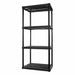 Shelf Unit Plastic Shelves 73.125 H 36 W