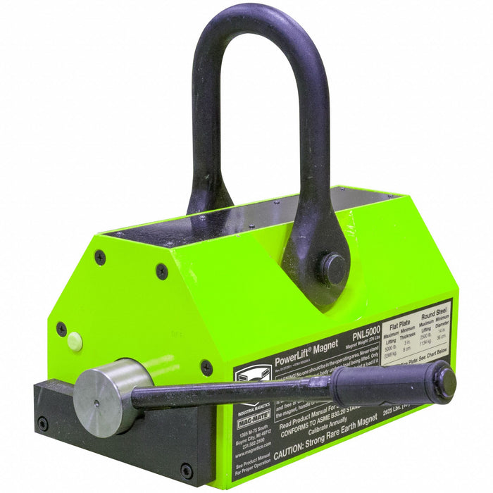 Lifting Magnet 5000 lb Flat Cap 14 7/8 L