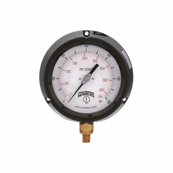 N0162 Gauge 4-1/2 Dial Size MNPT Connection