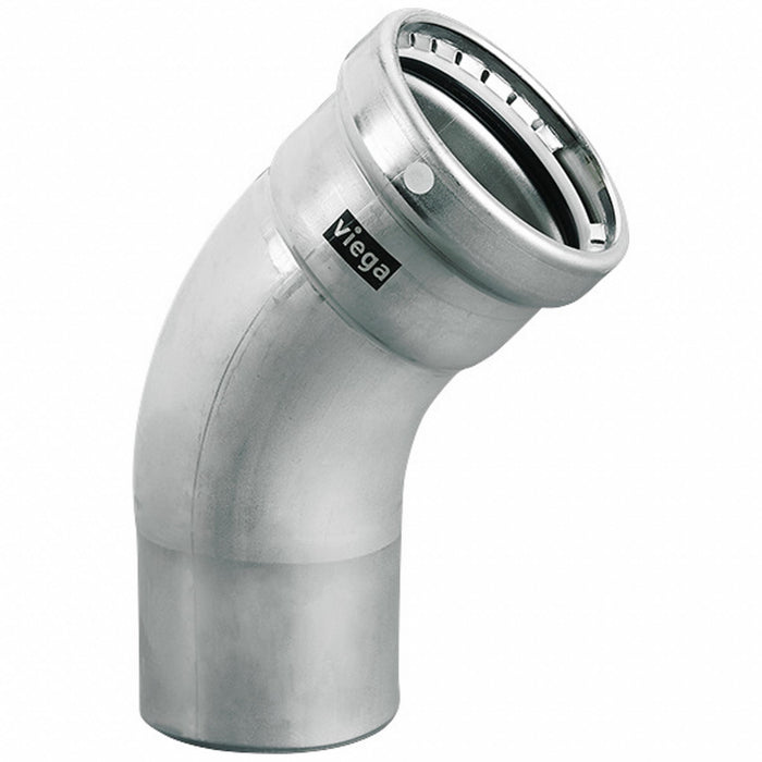 Elbow SS Press-fit 4 in FTG 4 in