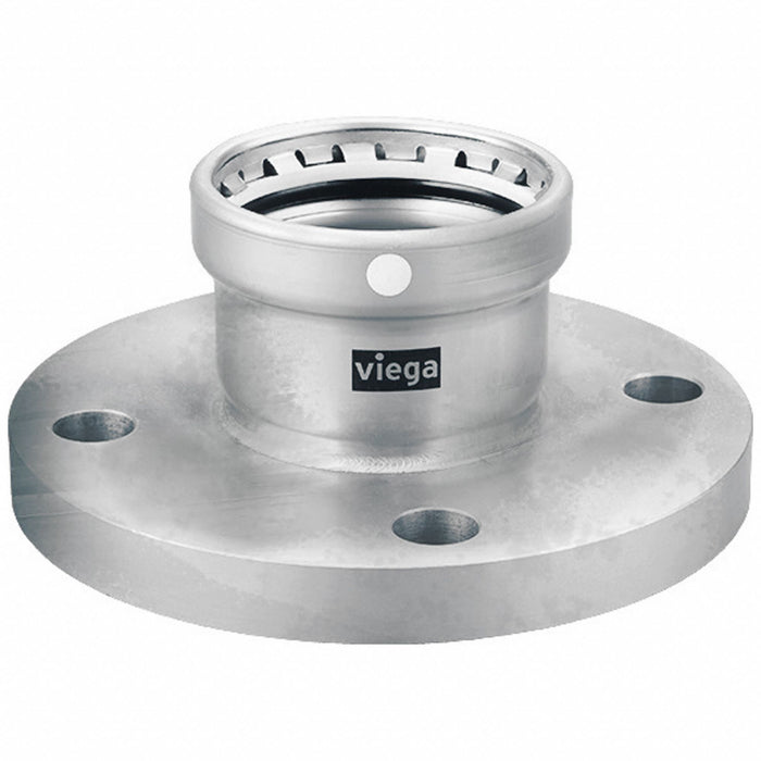 Flange SS Press-fit 4 in